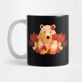 Bear with Maple leafs Canada Mug